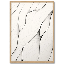 Laddar bild till gallerivisning, Abstract Curves Plakat by Plakana, 21x30 cm (A4), Ingen ramme
