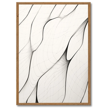 Laddar bild till gallerivisning, Abstract Curves Plakat by Plakana, 21x30 cm (A4), Ingen ramme