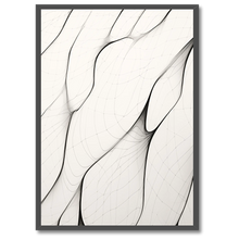 Laddar bild till gallerivisning, Abstract Curves Plakat by Plakana, 21x30 cm (A4), Ingen ramme