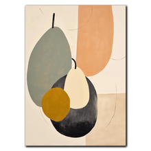 Laddar bild till gallerivisning, Abstract Fruits Plakat by Plakana, 21x30 cm (A4), Ingen ramme