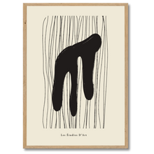 Laddar bild till gallerivisning, Abstract Shapes Plakat Plakana 21x30 cm (A4) Egetræ