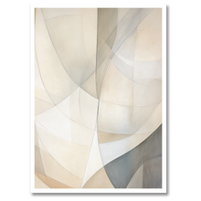 Laddar bild till gallerivisning, Abstractions Of Lightness No. 8 Plakat Plakana 21x30 cm (A4) Hvid Egetræ