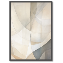 Laddar bild till gallerivisning, Abstractions Of Lightness No. 8 Plakat Plakana 21x30 cm (A4) Sort egetræ