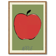 Laddar bild till gallerivisning, Apple No. 1 Plakat Plakana 21x30 cm (A4) Mørk egetræ