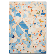 Laddar bild till gallerivisning, Blå Mosaik Plakat