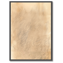 Laddar bild till gallerivisning, Fleeting Lines Plakat Plakana 21x30 cm (A4) Sort egetræ