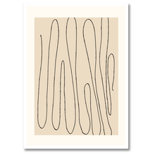 Laddar bild till gallerivisning, Fluid Lines Plakat by Plakana, 21x30 cm (A4), Ingen ramme