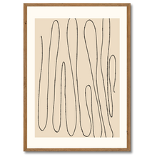 Laddar bild till gallerivisning, Fluid Lines Plakat by Plakana, 21x30 cm (A4), Ingen ramme