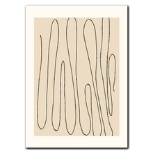 Laddar bild till gallerivisning, Fluid Lines Plakat by Plakana, 21x30 cm (A4), Ingen ramme
