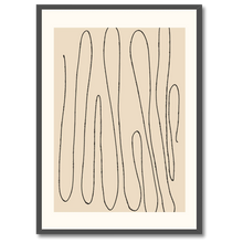 Laddar bild till gallerivisning, Fluid Lines Plakat by Plakana, 21x30 cm (A4), Ingen ramme