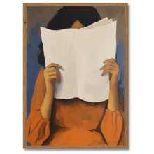 Laddar bild till gallerivisning, Fordybelse Plakat Plakana 21x30 cm (A4) Mørk egetræ