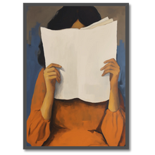 Laddar bild till gallerivisning, Fordybelse Plakat Plakana 21x30 cm (A4) Sort egetræ