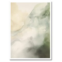 Laddar bild till gallerivisning, Forest Mist Plakat Plakana 21x30 cm (A4) Hvid Egetræ