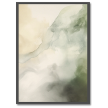 Laddar bild till gallerivisning, Forest Mist Plakat Plakana 21x30 cm (A4) Sort egetræ