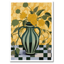 Laddar bild till gallerivisning, Golden Harmony Plakat Plakana 21x30 cm (A4) Hvid Egetræ