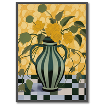 Laddar bild till gallerivisning, Golden Harmony Plakat Plakana 21x30 cm (A4) Sort egetræ