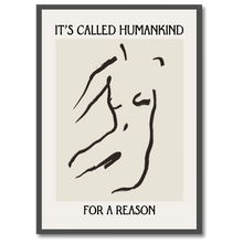 Laddar bild till gallerivisning, Humankind Plakat Plakana 21x30 cm (A4) Sort egetræ