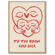 Laddar bild till gallerivisning, Infinite Love Plakat Plakana 21x30 cm (A4) Egetræ