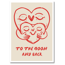 Laddar bild till gallerivisning, Infinite Love Plakat Plakana 21x30 cm (A4) Hvid Egetræ