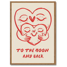 Laddar bild till gallerivisning, Infinite Love Plakat Plakana 21x30 cm (A4) Mørk egetræ