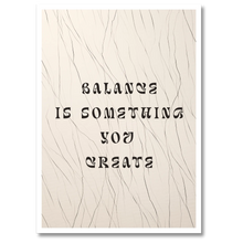 Laddar bild till gallerivisning, Inner Balance Plakat Plakana 21x30 cm (A4) Hvid Egetræ