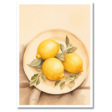 Laddar bild till gallerivisning, Lemon Symphoni Plakat by Plakana, 21x30 cm (A4), Ingen ramme