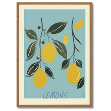 Laddar bild till gallerivisning, Lemons Plakat by Plakana, 21x30 cm (A4), Ingen ramme