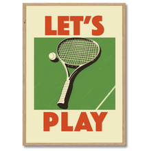 Laddar bild till gallerivisning, Let's Play Plakat