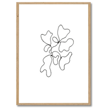 Laddar bild till gallerivisning, Minimalistic Lines No. 1 Plakat Plakana 21x30 cm (A4) Egetræ