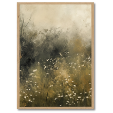 Laddar bild till gallerivisning, Misty Meadow Plakat Plakana 21x30 cm (A4) Egetræ