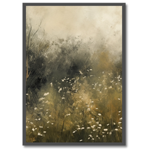Laddar bild till gallerivisning, Misty Meadow Plakat Plakana 21x30 cm (A4) Sort egetræ