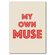 Laddar bild till gallerivisning, Muse No. 2 Plakat Plakana 21x30 cm (A4) Ingen ramme