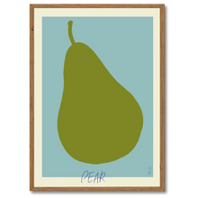 Laddar bild till gallerivisning, Pear No. 1 Plakat Plakana 21x30 cm (A4) Mørk egetræ
