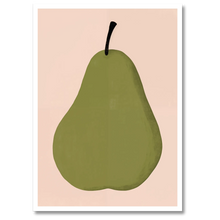 Laddar bild till gallerivisning, Pear No. 2 Plakat Plakana 21x30 cm (A4) Hvid Egetræ