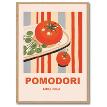 Laddar bild till gallerivisning, Pomodori Plakat Plakana 21x30 cm (A4) Egetræ