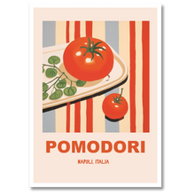 Laddar bild till gallerivisning, Pomodori Plakat Plakana 21x30 cm (A4) Hvid Egetræ