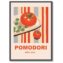 Laddar bild till gallerivisning, Pomodori Plakat Plakana 21x30 cm (A4) Sort egetræ