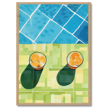 Laddar bild till gallerivisning, Poolside Lemons Plakat