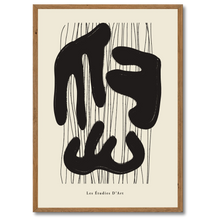 Laddar bild till gallerivisning, Sculptural Lines Plakat
