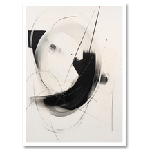 Laddar bild till gallerivisning, Shadows In Motion No. 3 Plakat Plakana 21x30 cm (A4) Hvid Egetræ