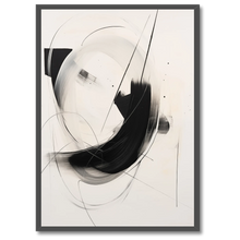 Laddar bild till gallerivisning, Shadows In Motion No. 3 Plakat Plakana 21x30 cm (A4) Sort egetræ