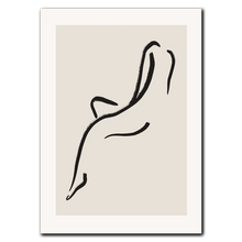 Laddar bild till gallerivisning, Simple Contour Plakat Plakana 21x30 cm (A4) Ingen ramme
