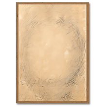 Laddar bild till gallerivisning, Sketch Of Silence Plakat Plakana 21x30 cm (A4) Mørk egetræ