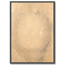 Laddar bild till gallerivisning, Sketch Of Silence Plakat Plakana 21x30 cm (A4) Sort egetræ