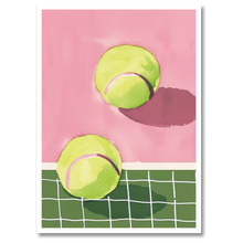 Laddar bild till gallerivisning, Tennis Joy Plakat Plakana 21x30 cm (A4) Hvid Egetræ