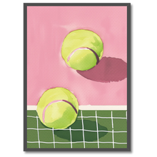 Laddar bild till gallerivisning, Tennis Joy Plakat Plakana 21x30 cm (A4) Sort egetræ