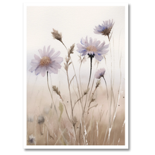 Laddar bild till gallerivisning, Wildflowers Plakat Plakana 21x30 cm (A4) Hvid Egetræ
