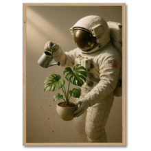 Laddar bild till gallerivisning, Astronaut plante plakat Plakana 21x30 cm (A4) Egetræ