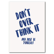 Laddar bild till gallerivisning, Be yourself plakat Plakana 21x30 cm (A4) Ingen ramme