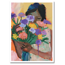 Laddar bild till gallerivisning, Blooming Moment Plakat Plakana 21x30 cm (A4) Hvid Egetræ